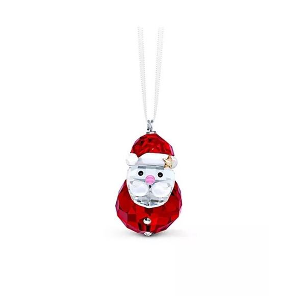 New Swarovski Rocking Santa Claus Christmas Holiday Ornament - Picture 6 of 6